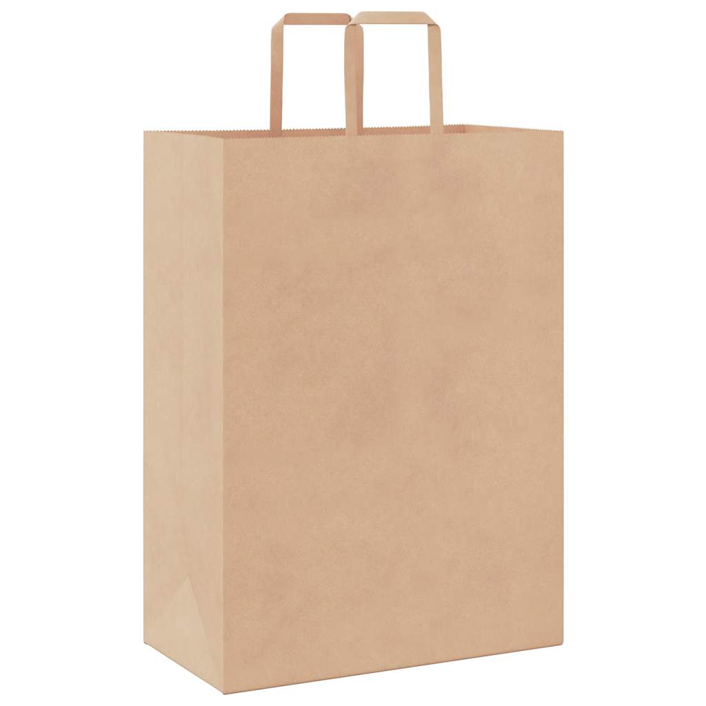 Papiertragetaschen 250 Stk. mit Henkeln Braun 32x17x44 cm