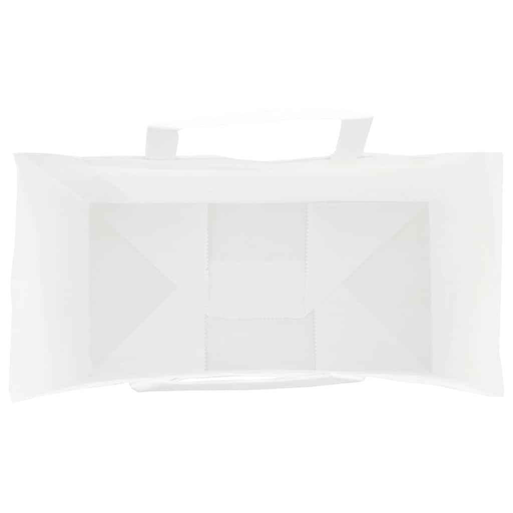 Papiertragetaschen 50 Stk. mit Henkeln Weiß 21x11x31 cm