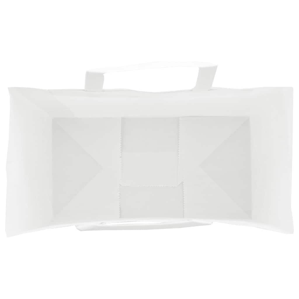 Papiertragetaschen 50 Stk. mit Henkeln Weiß 32x17x44 cm