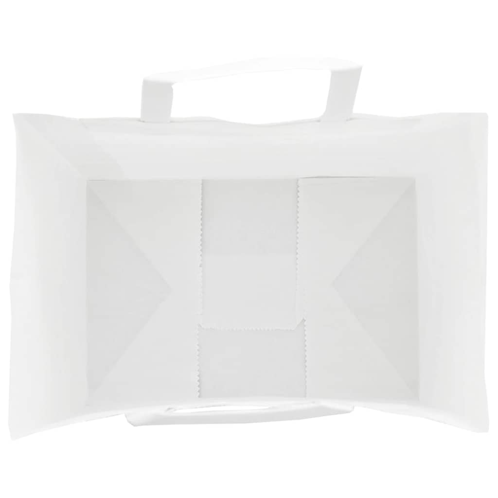Papiertragetaschen 50 Stk. mit Henkeln Weiß 32x22x24 cm