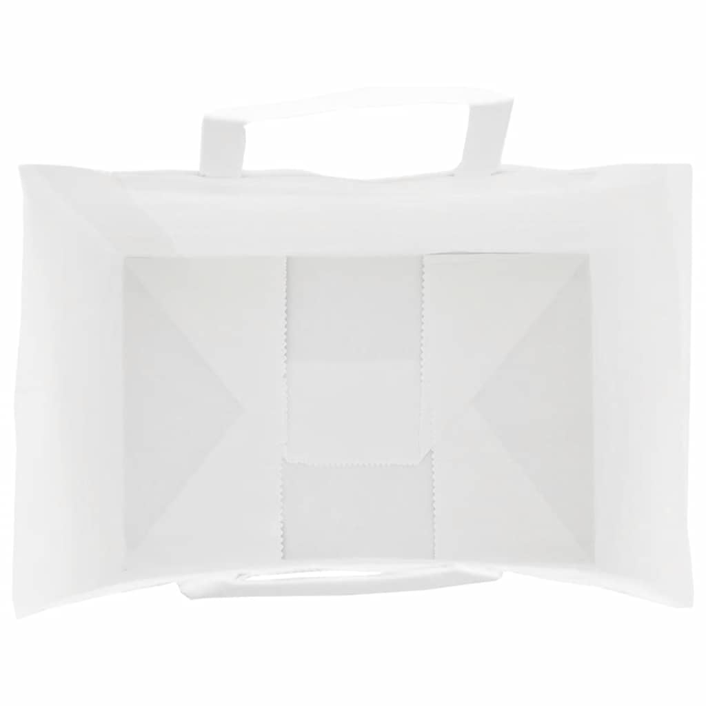 Papiertragetaschen 50 Stk. mit Henkeln Weiß 32x22x28 cm