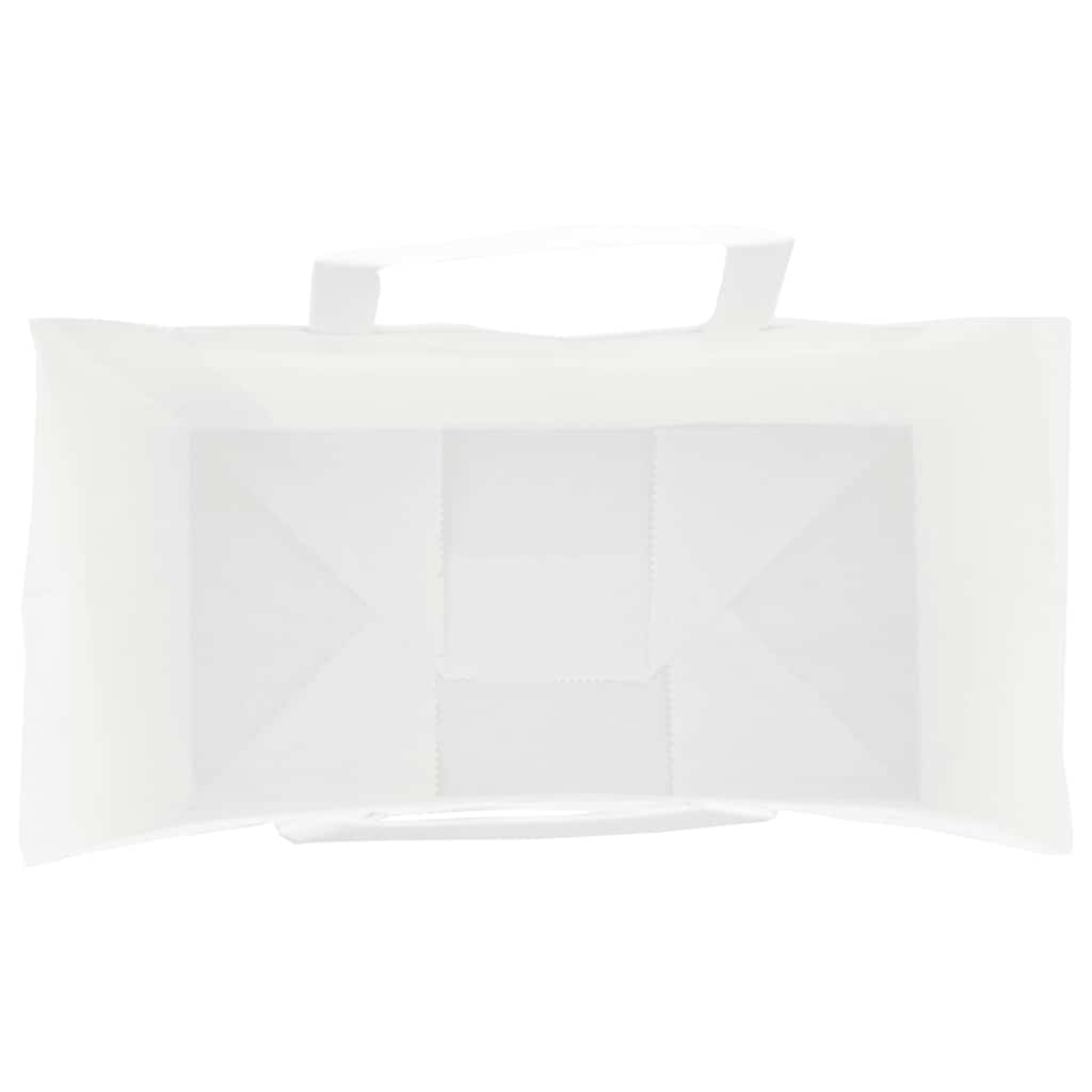 Papiertragetaschen 250 Stk. mit Henkeln Weiß 21x11x36 cm