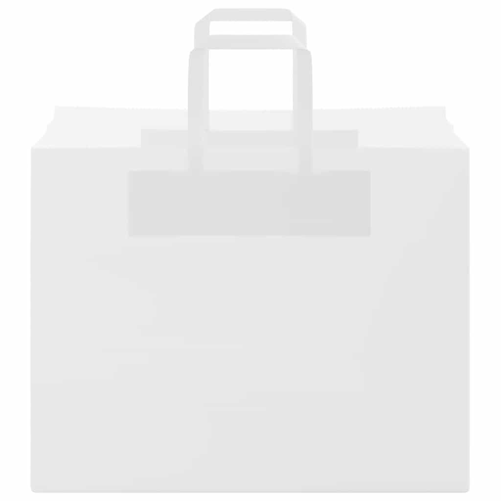 Paper carrier bags 250 pcs. with handles White 32x22x24 cm