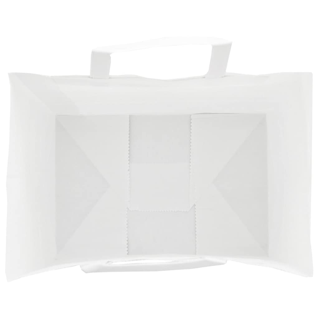 Paper carrier bags 250 pcs. with handles White 32x22x24 cm
