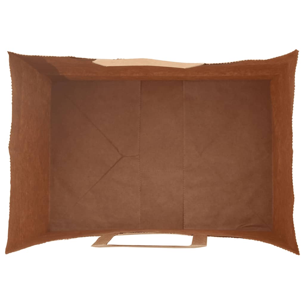 Papiertragetaschen 50 Stk. mit Henkeln Schwarz 32x22x24 cm