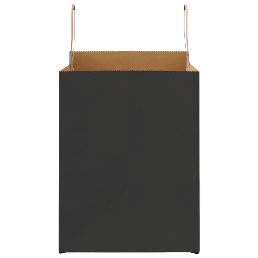 Paper carrier bags 50 pcs. with handles Black 32x22x28 cm