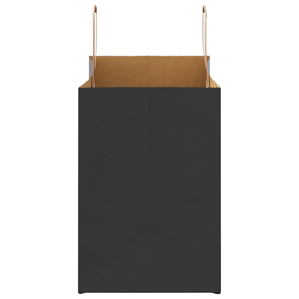 Paper carrier bags 250 pcs. with handles Black 32x17x25 cm