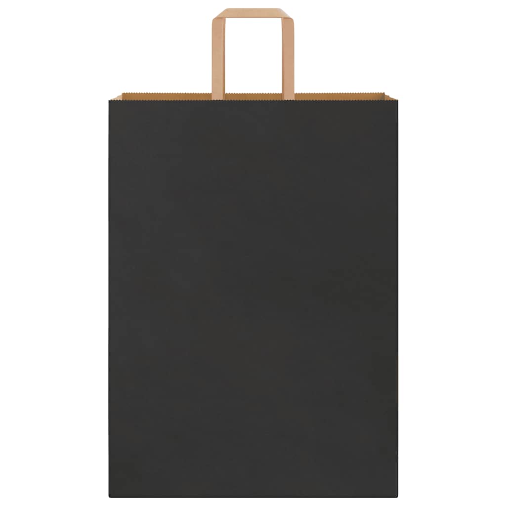 Paper carrier bags 250 pcs. with handles Black 32x17x44 cm
