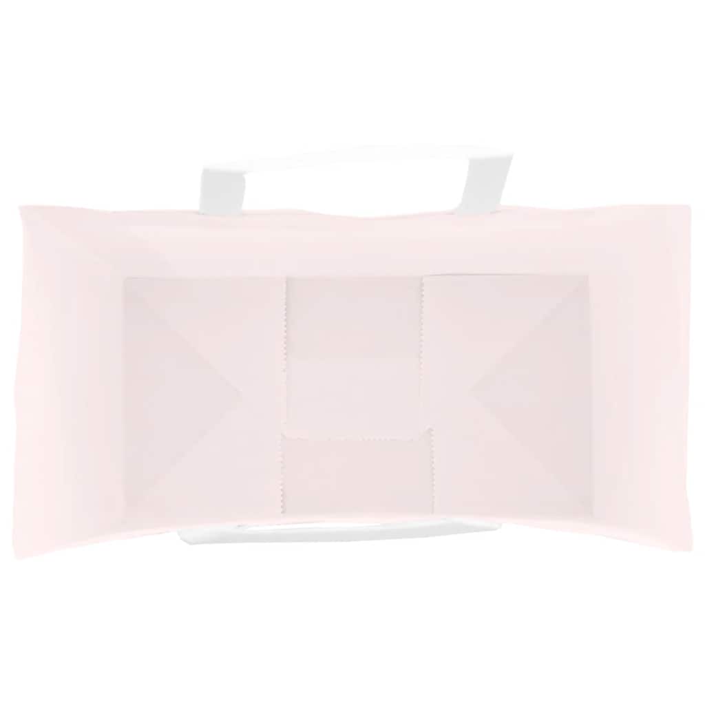 Papiertragetaschen 250 Stk. mit Henkeln Rosa 21x11x36 cm