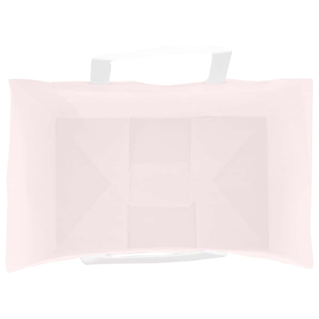 Paper carrier bags 250 pcs. with handles pink 26x17x25 cm