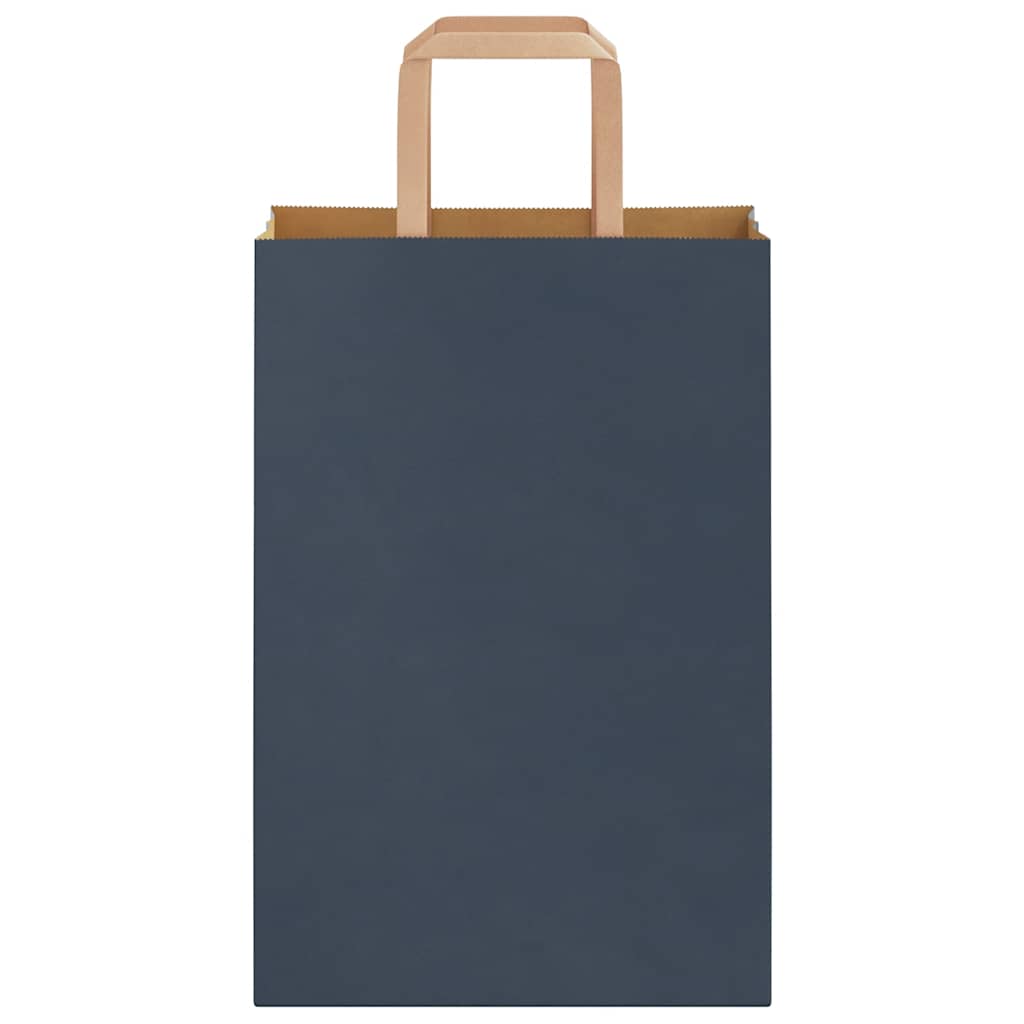 Papiertragetaschen 250 Stk. mit Henkeln Blau 21x11x31 cm