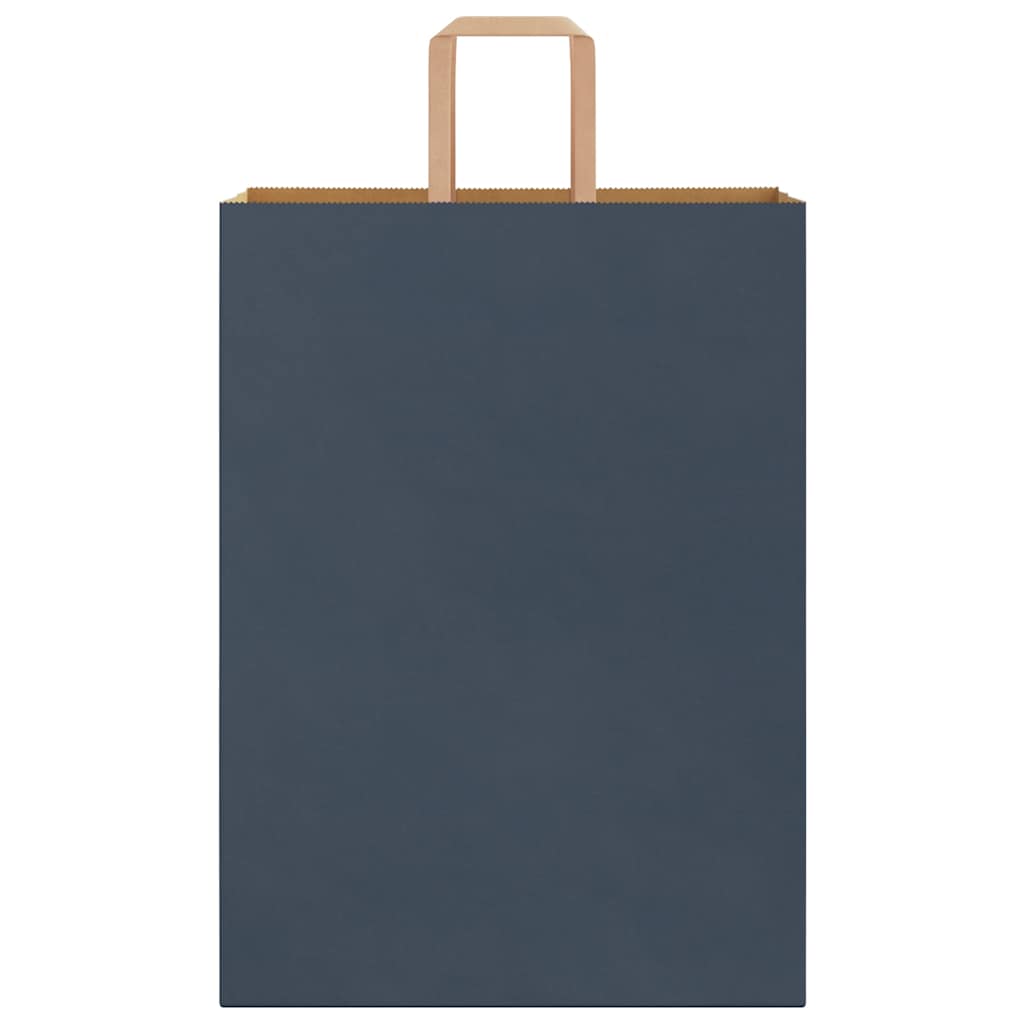 Papiertragetaschen 250 Stk. mit Henkeln Blau 32x17x44 cm