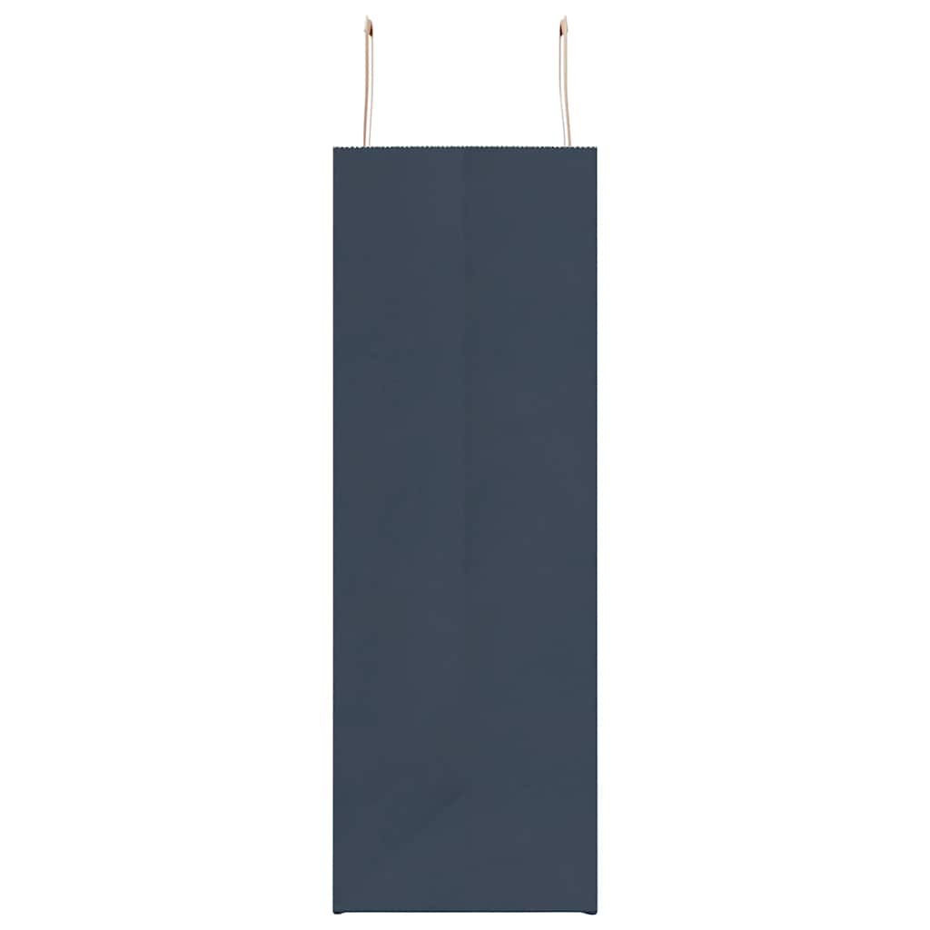 Paper carrier bags 250 pcs. with handles blue 45x17x48 cm