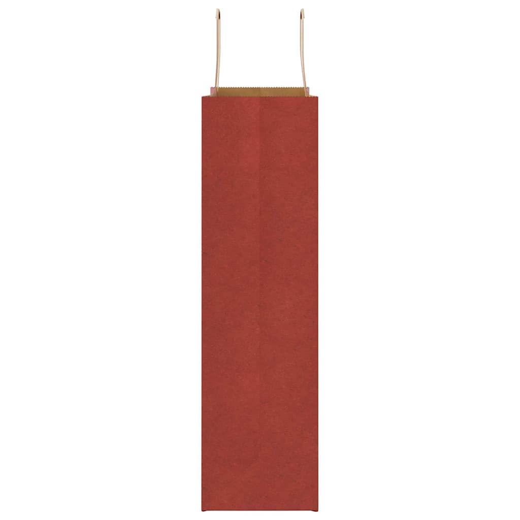 Paper carrier bags 50 pcs. with handles red 32x12x42 cm