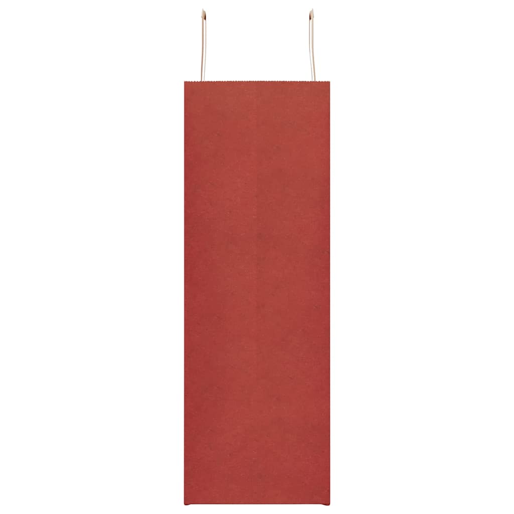 Papiertragetaschen 50 Stk. mit Henkeln Rot 45x17x48 cm