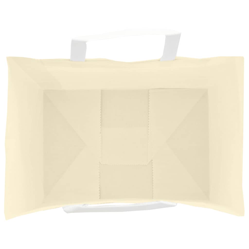 Paper carrier bags 50 pcs. with handles yellow 32x22x24 cm