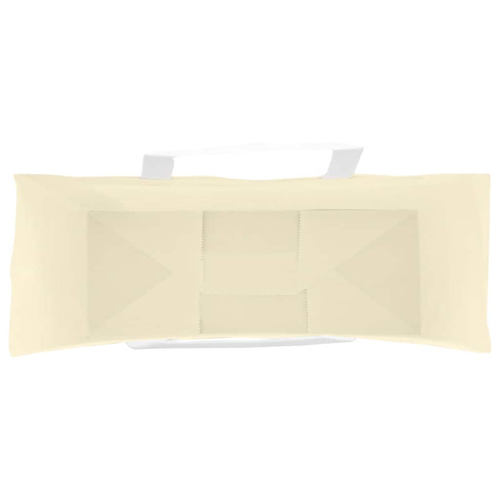 Papiertragetaschen 50 Stk. mit Henkeln Gelb 45x17x48 cm