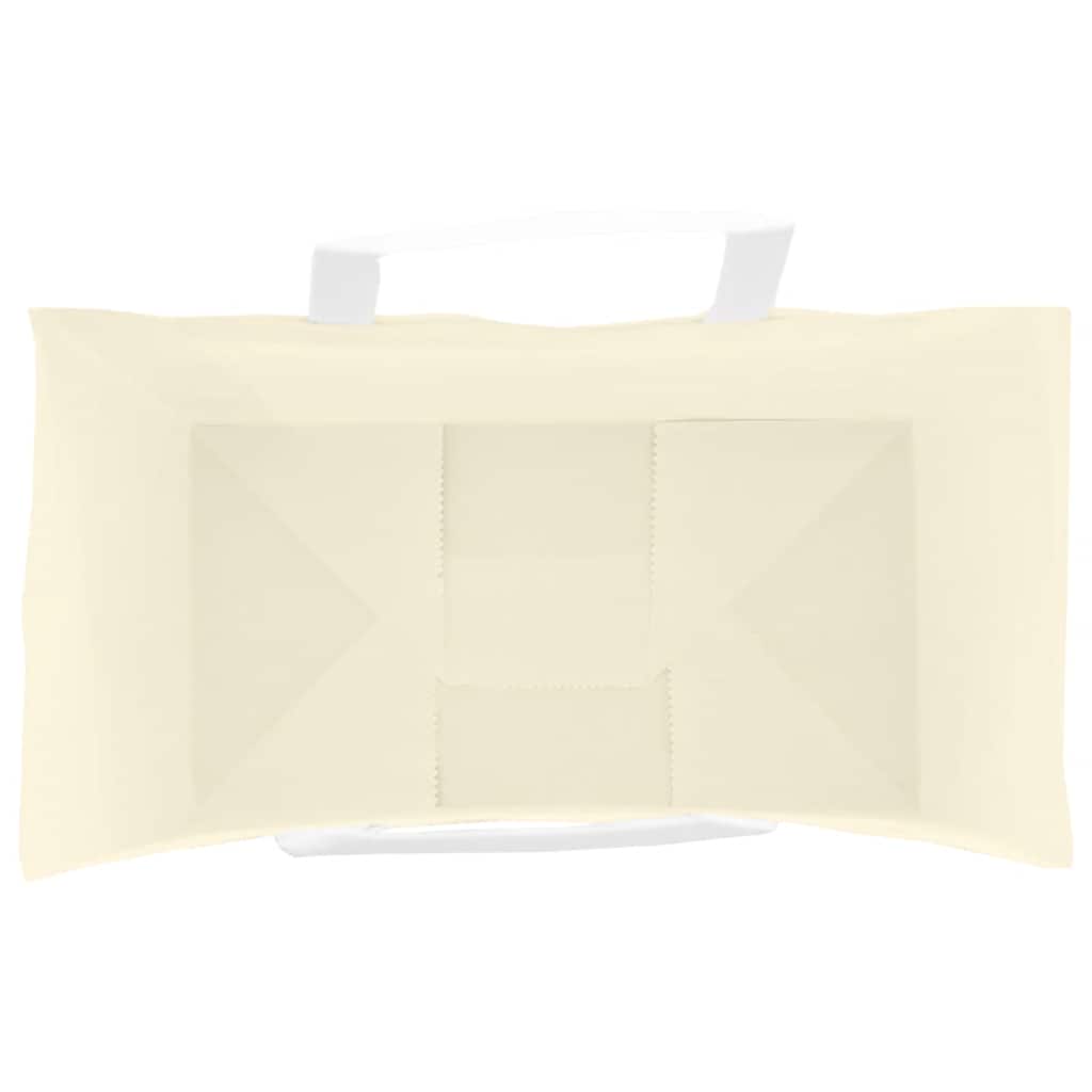 Papiertragetaschen 250 Stk. mit Henkeln Gelb 15x8x21 cm