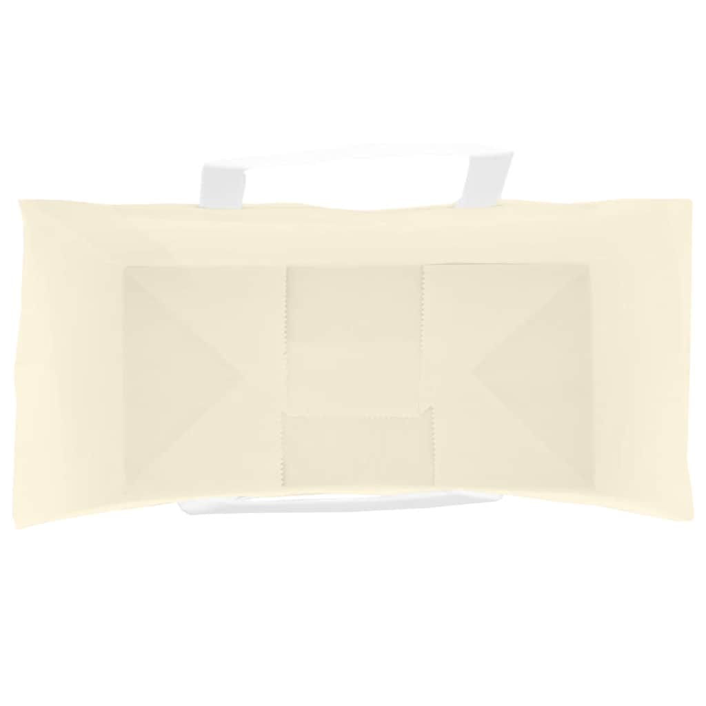 Papiertragetaschen 250 Stk. mit Henkeln Gelb 18x8x22 cm