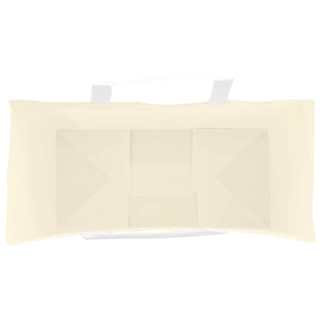 Papiertragetaschen 250 Stk. mit Henkeln Gelb 26x12x35 cm