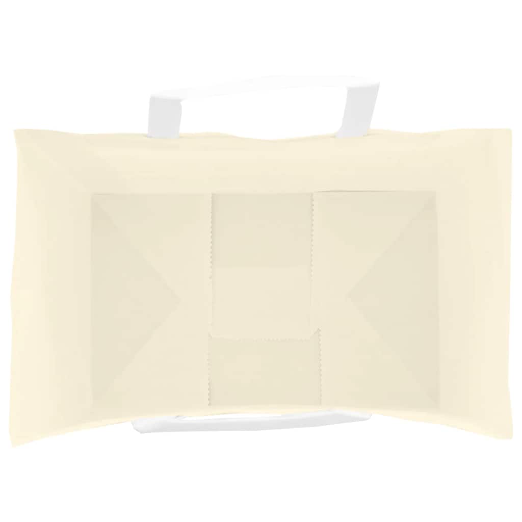 Paper carrier bags 250 pcs. with handles yellow 26x17x25 cm