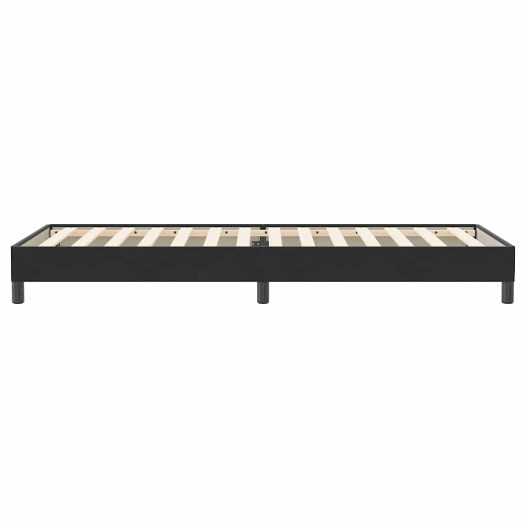 Boxspringbett ohne Matratze Schwarz 80x220 cm Samt