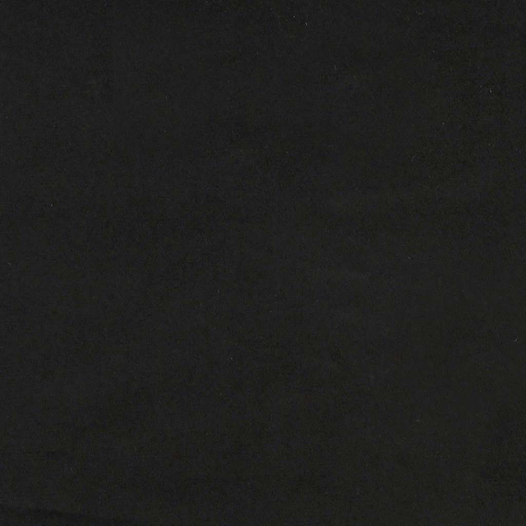 Boxspringbett ohne Matratze Schwarz 80x220 cm Samt