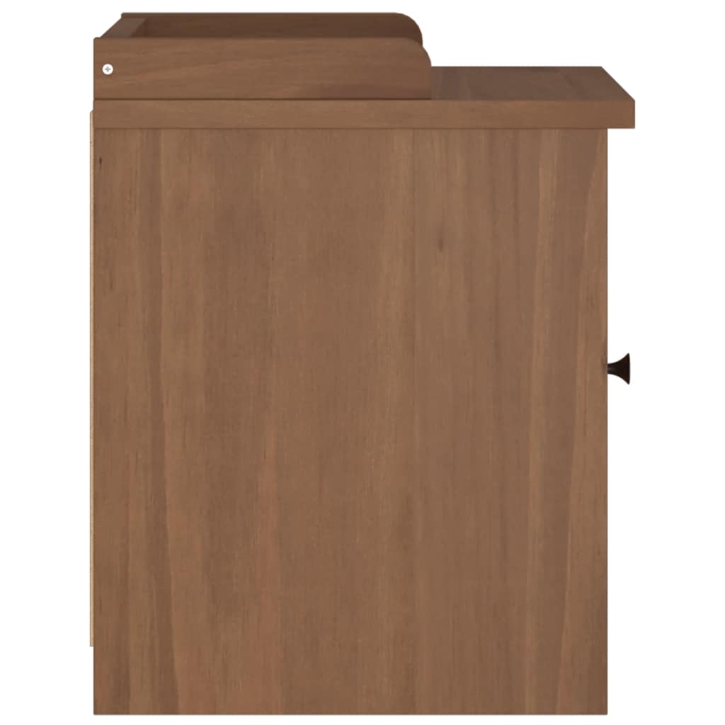 Hallway bench SANDNES 45x40x50 cm solid pine wood