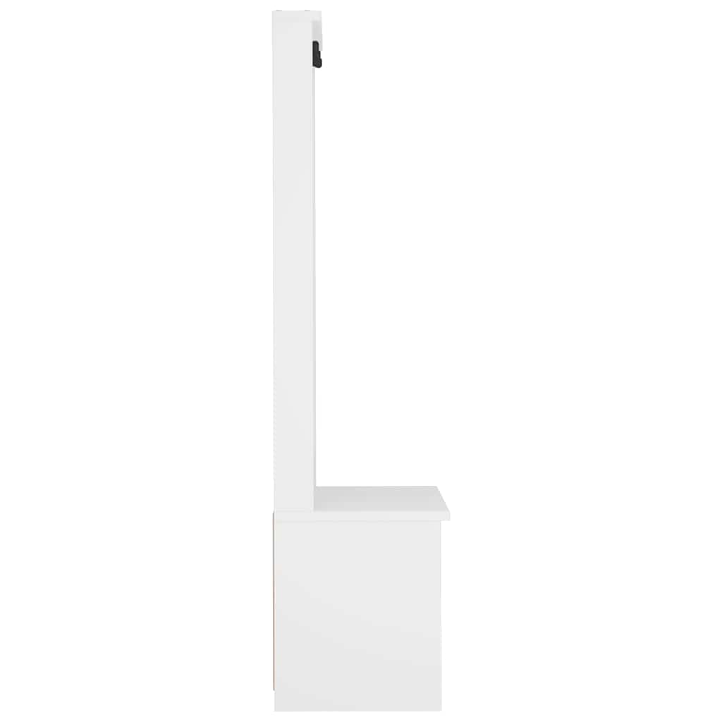 Coat rack SANDNES white 87x40x159.5cm solid pine wood