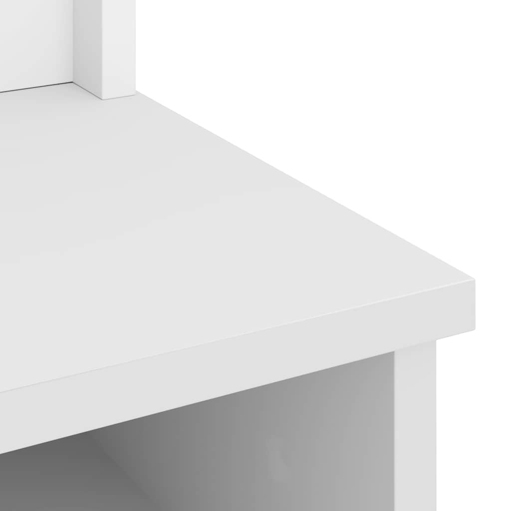 Coat rack SANDNES white 87x40x159.5cm solid pine wood