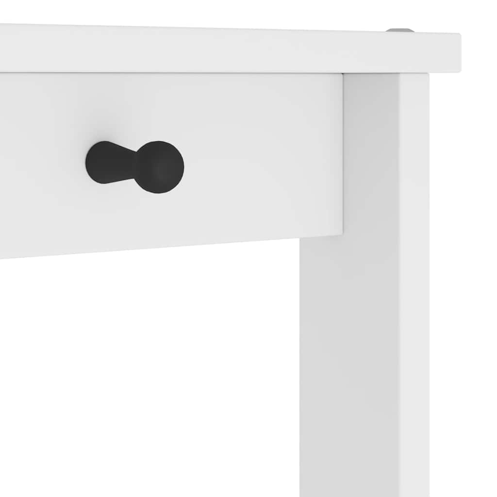 Coat rack SANDNES white 87x40x159.5cm solid pine wood
