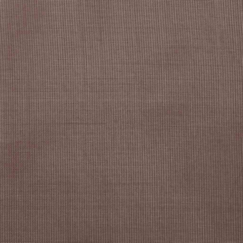 Voile Vorhänge mit Ösen 2 Stk. Braun 140x140 cm
