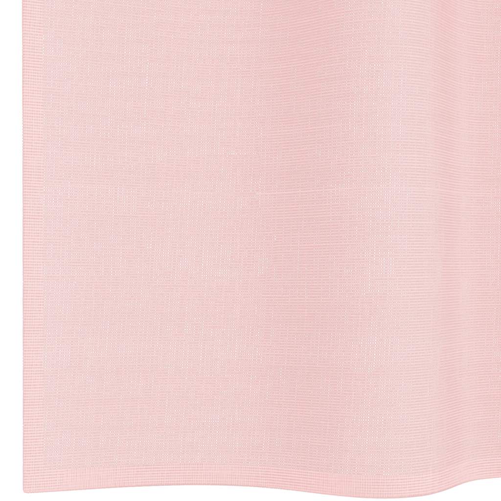Voile Vorhänge mit Ösen 2 Stk. Hellrosa 140x245 cm