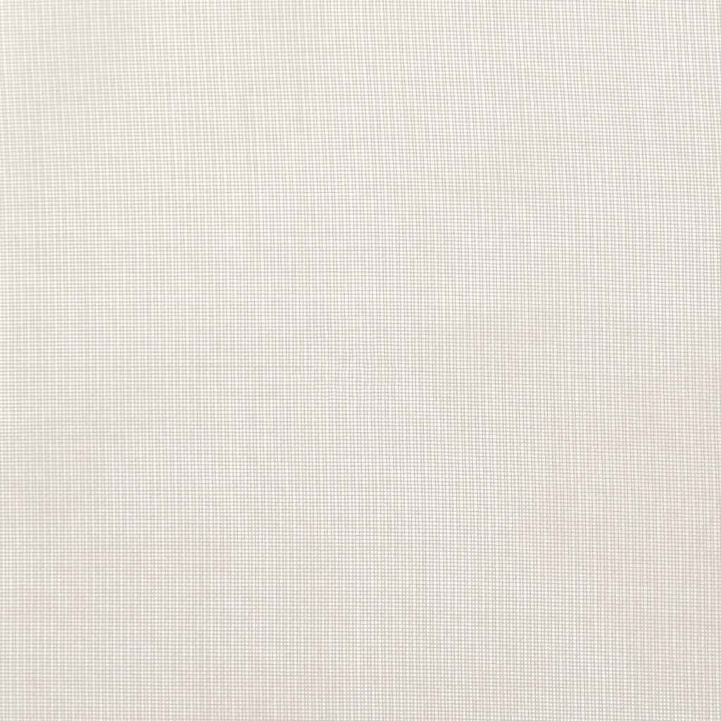Voile curtains with rod pockets, 2 pieces, cream