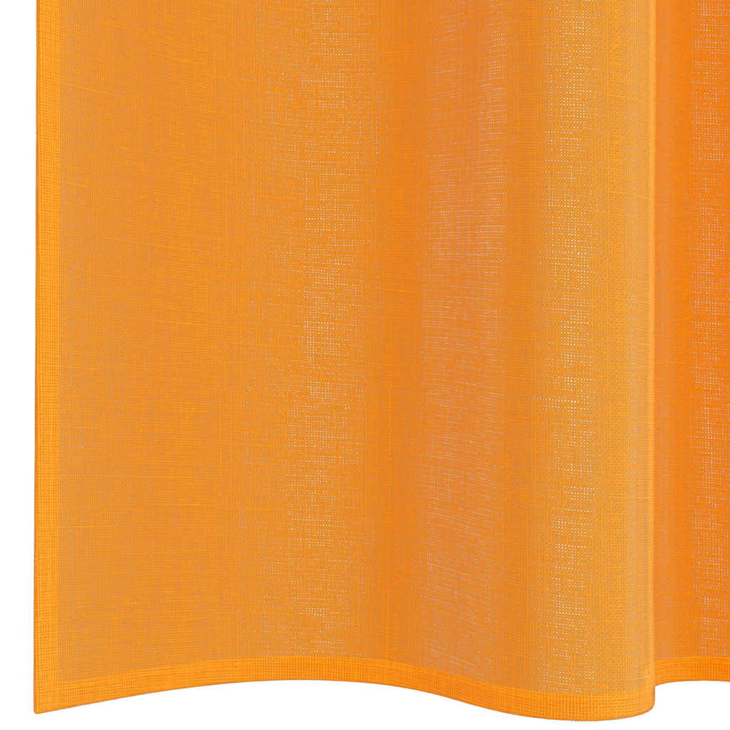 Voile Curtains with Rod Pockets 2 pcs. Orange