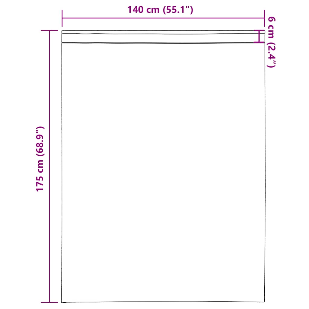 Voile Curtains with Rod Pockets 2 pcs. Orange