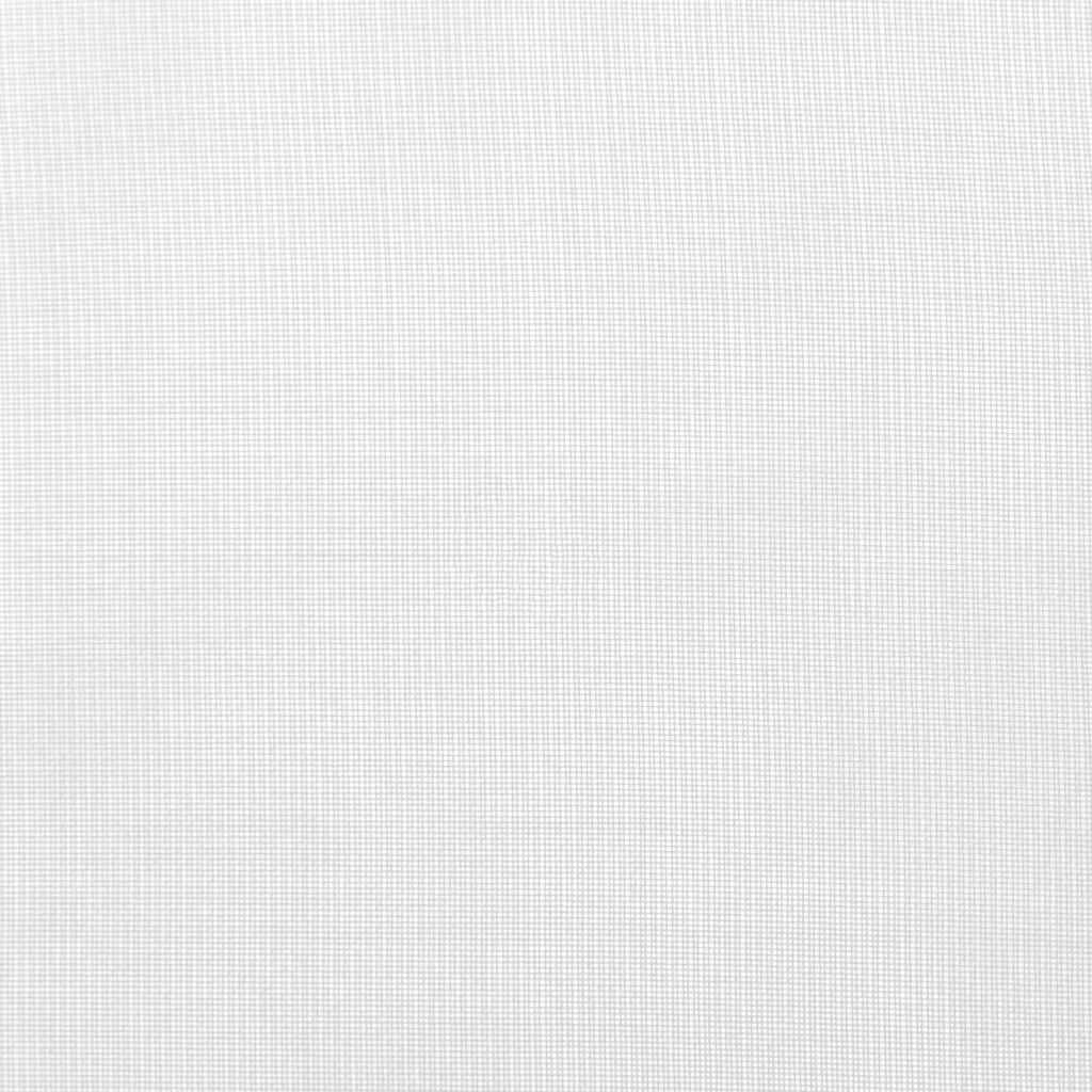 Voile Curtains with Loops 2 pcs. White 140x175 cm