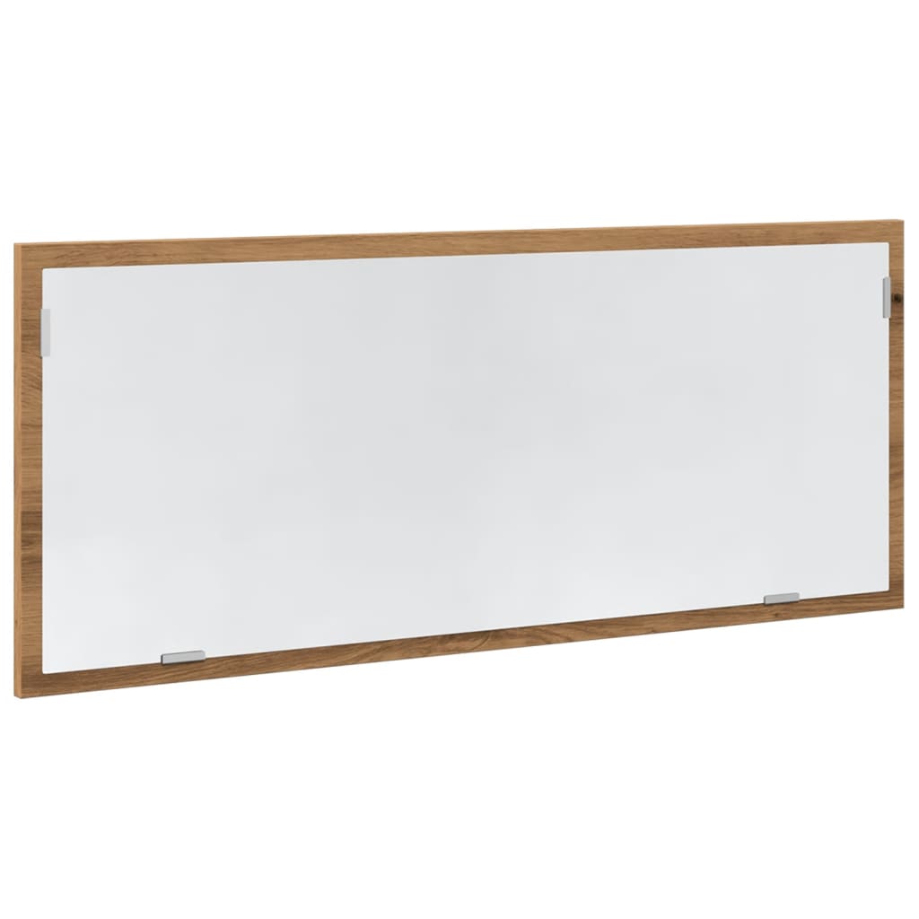 LED bathroom mirror Artisan oak 100x8.5x37 cm wood material