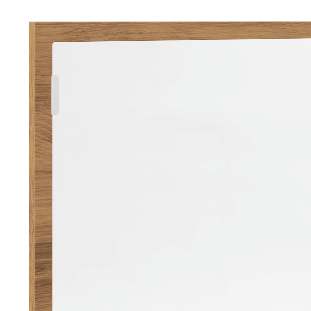LED bathroom mirror Artisan oak 100x8.5x37 cm wood material