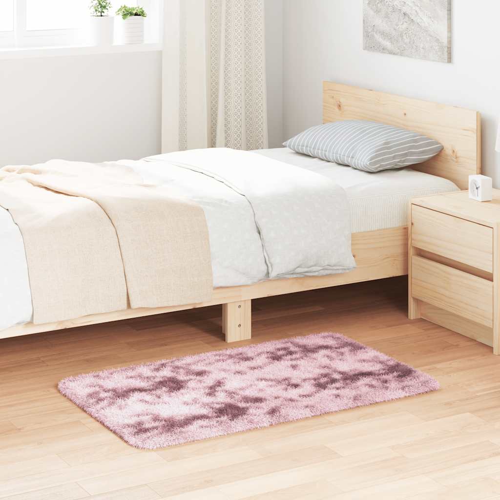 Carpet Shaggy Deep Pile NAVARRA Old Pink 60x100 cm Polyester