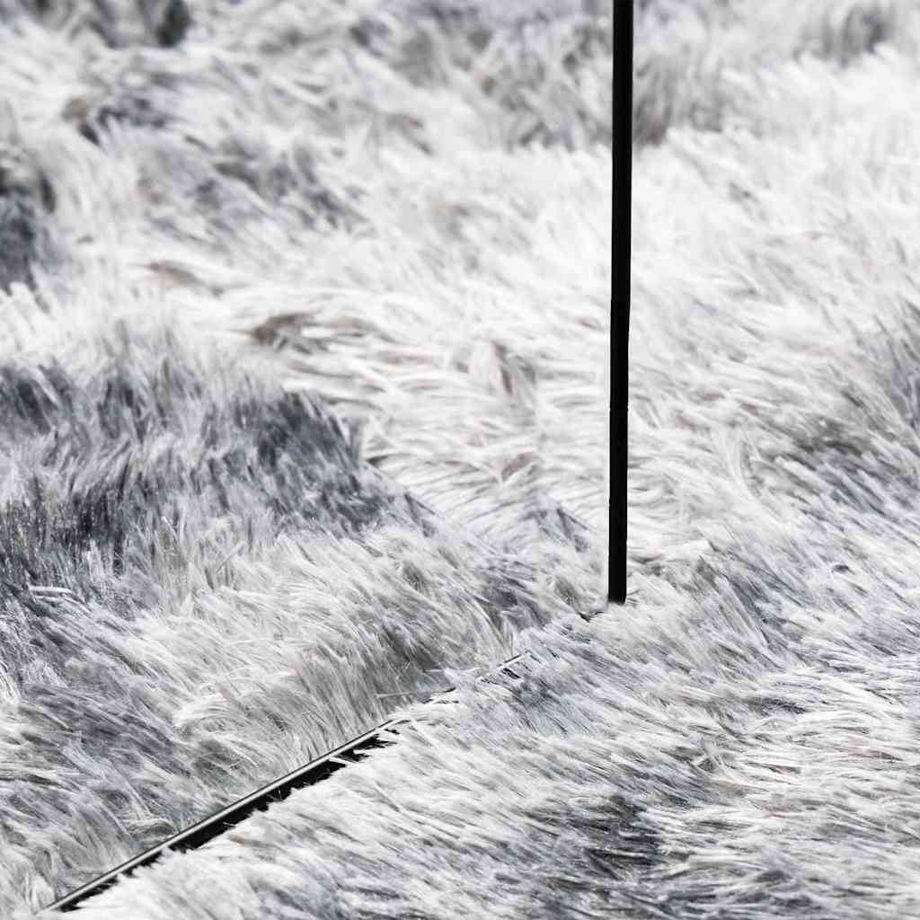 Carpet Shaggy Deep Pile NAVARRA Light Grey 200x200 cm Polyester