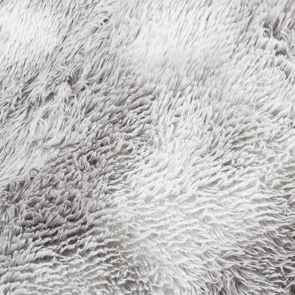 Carpet Shaggy Deep Pile NAVARRA Light Grey 200x200 cm Polyester