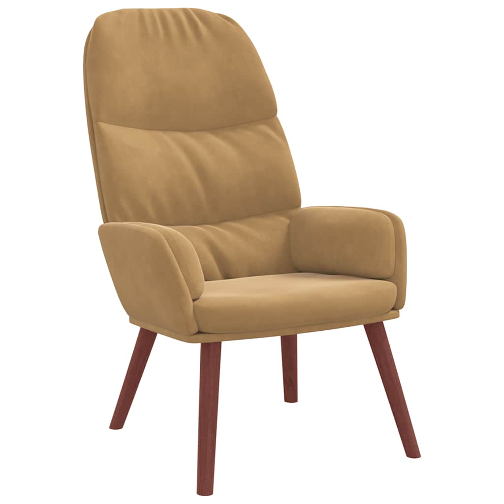 Relaxsessel Braun Samt