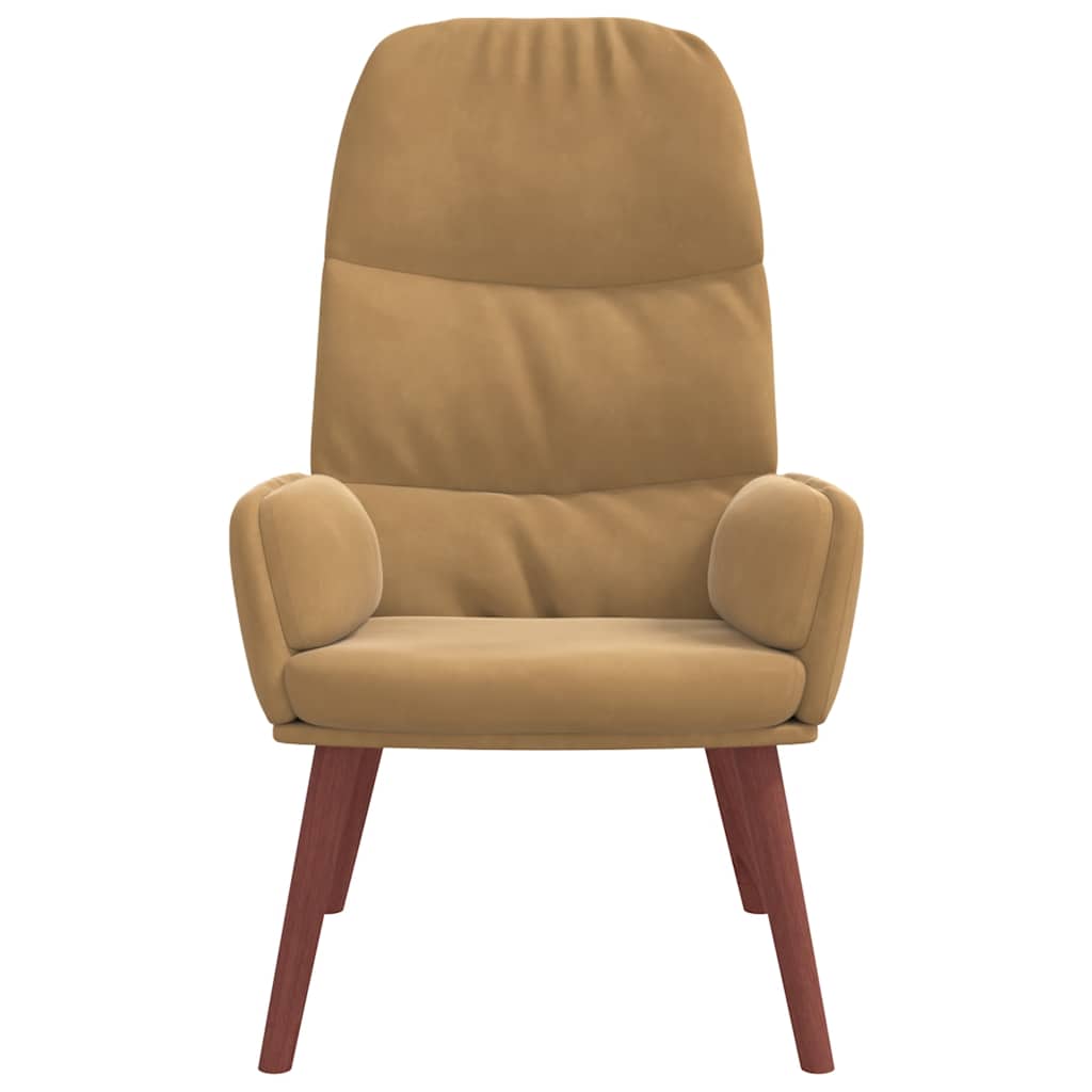 Relaxsessel Braun Samt