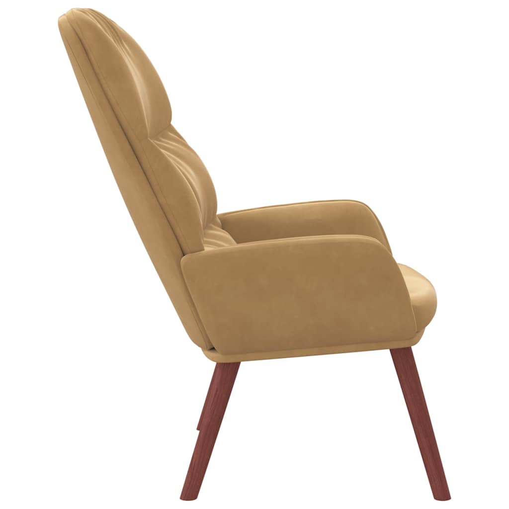 Relaxsessel Braun Samt