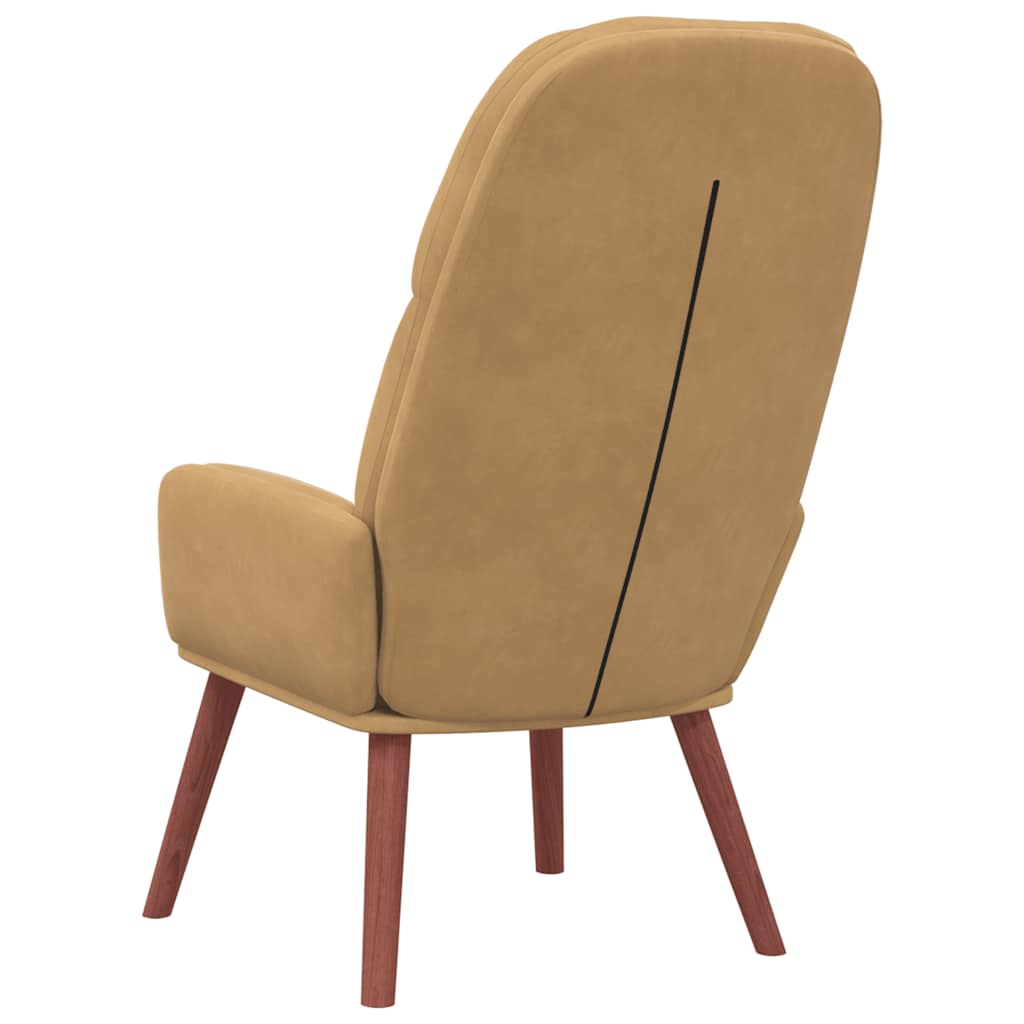 Relaxsessel Braun Samt
