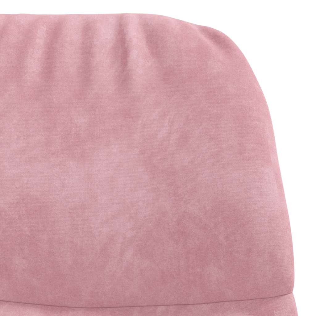 Rocking Chair Pink Velvet