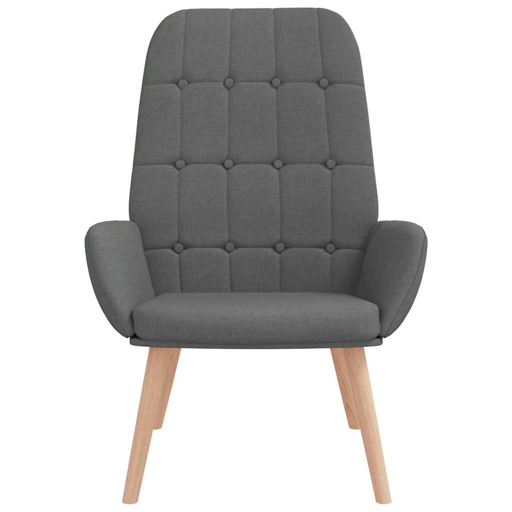 Relaxing Chair Dark Gray Fabric