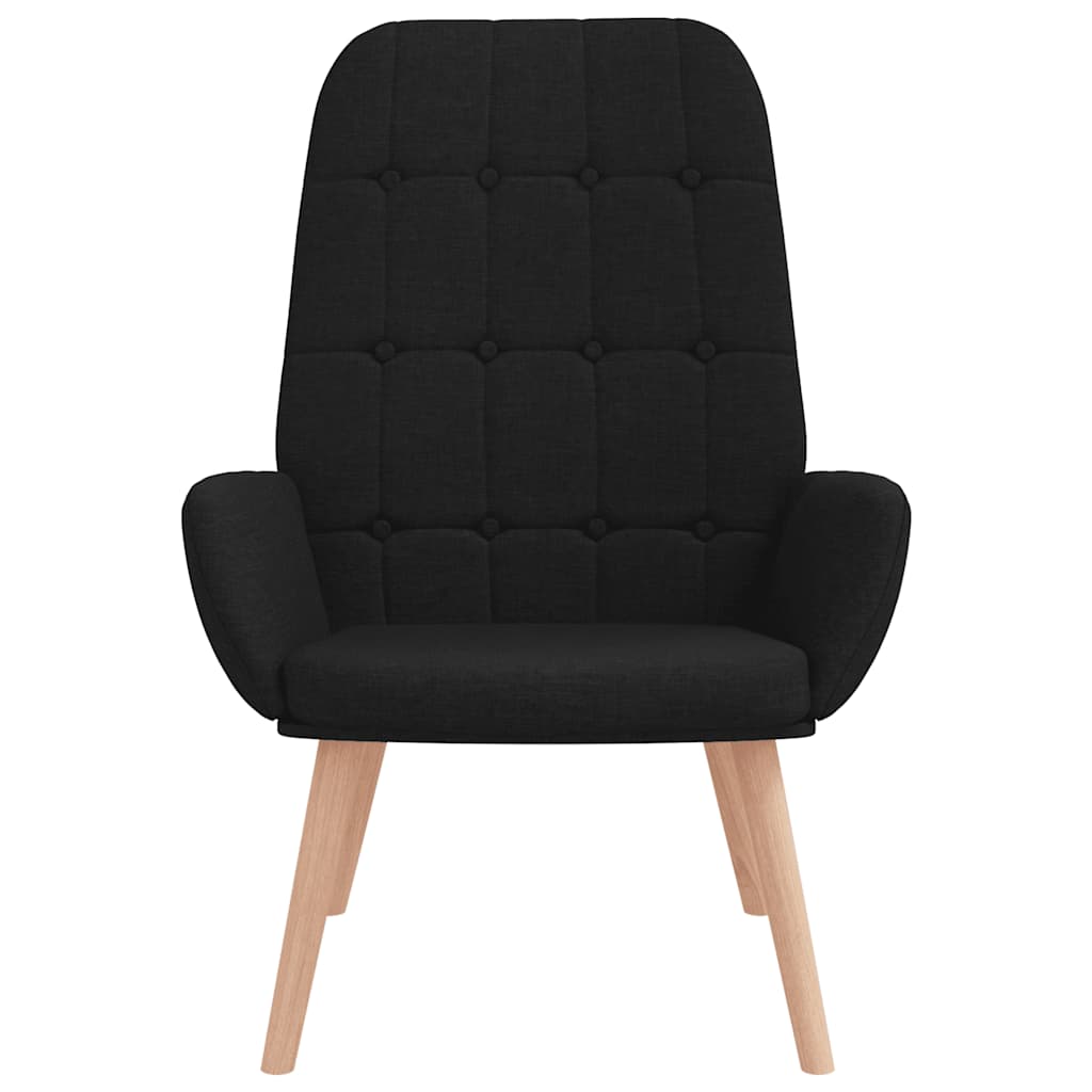 Relaxing Chair Black Fabric