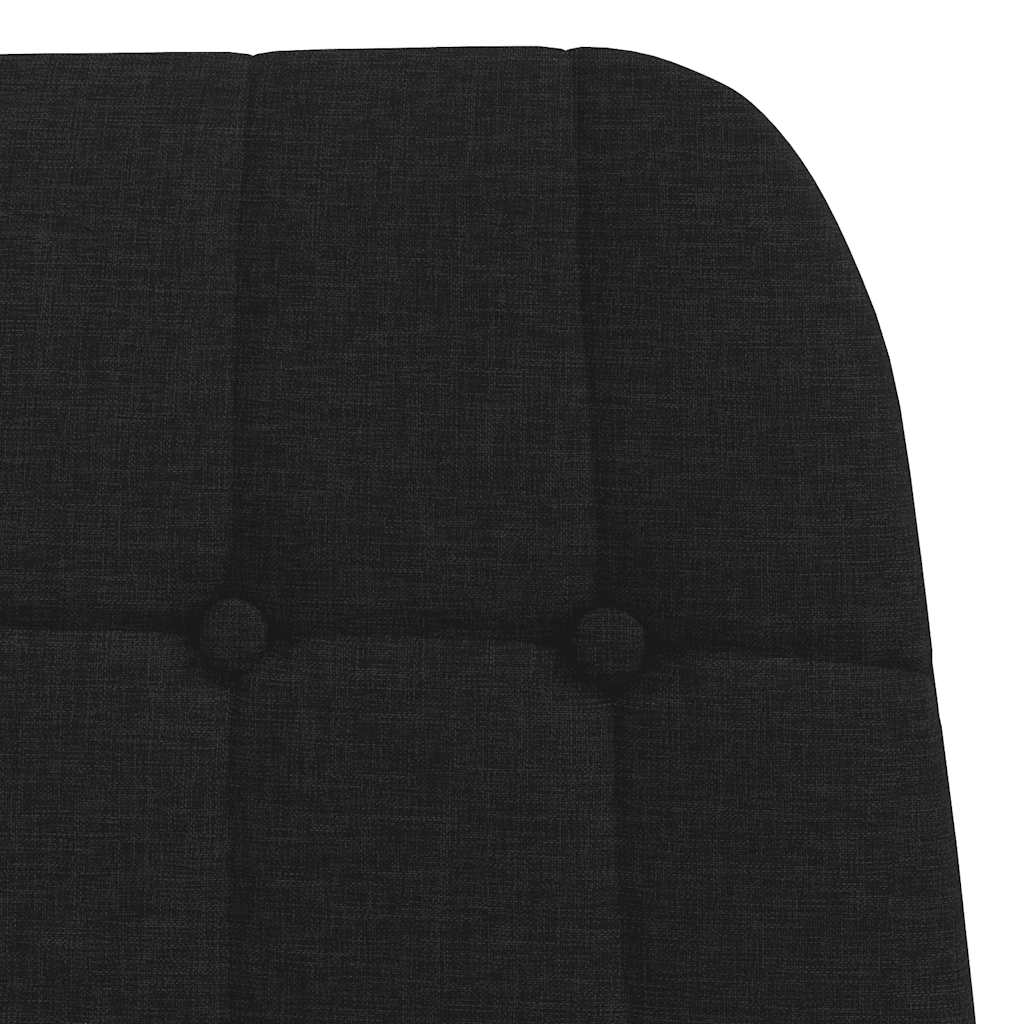 Relaxing Chair Black Fabric
